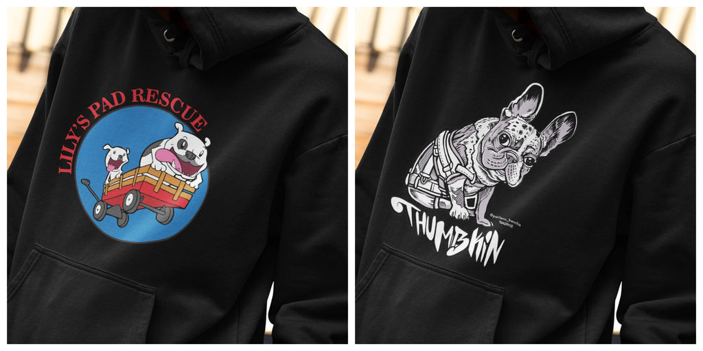 New Lily's Pad Rescue Pullover Hoodie - Ruff Life Rescue Wear