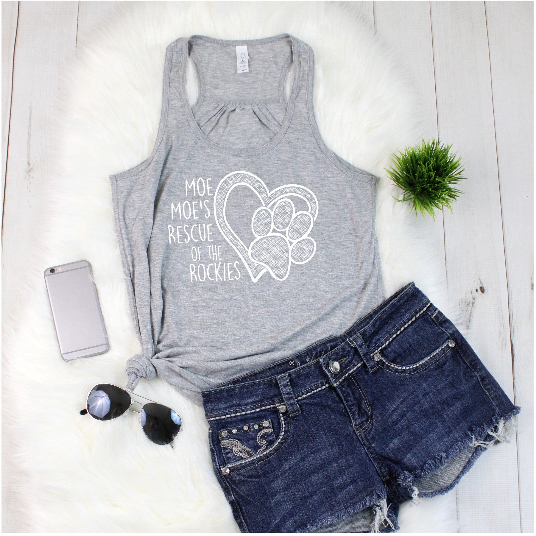 Moe Moe's Tank Top - Ruff Life Rescue Wear