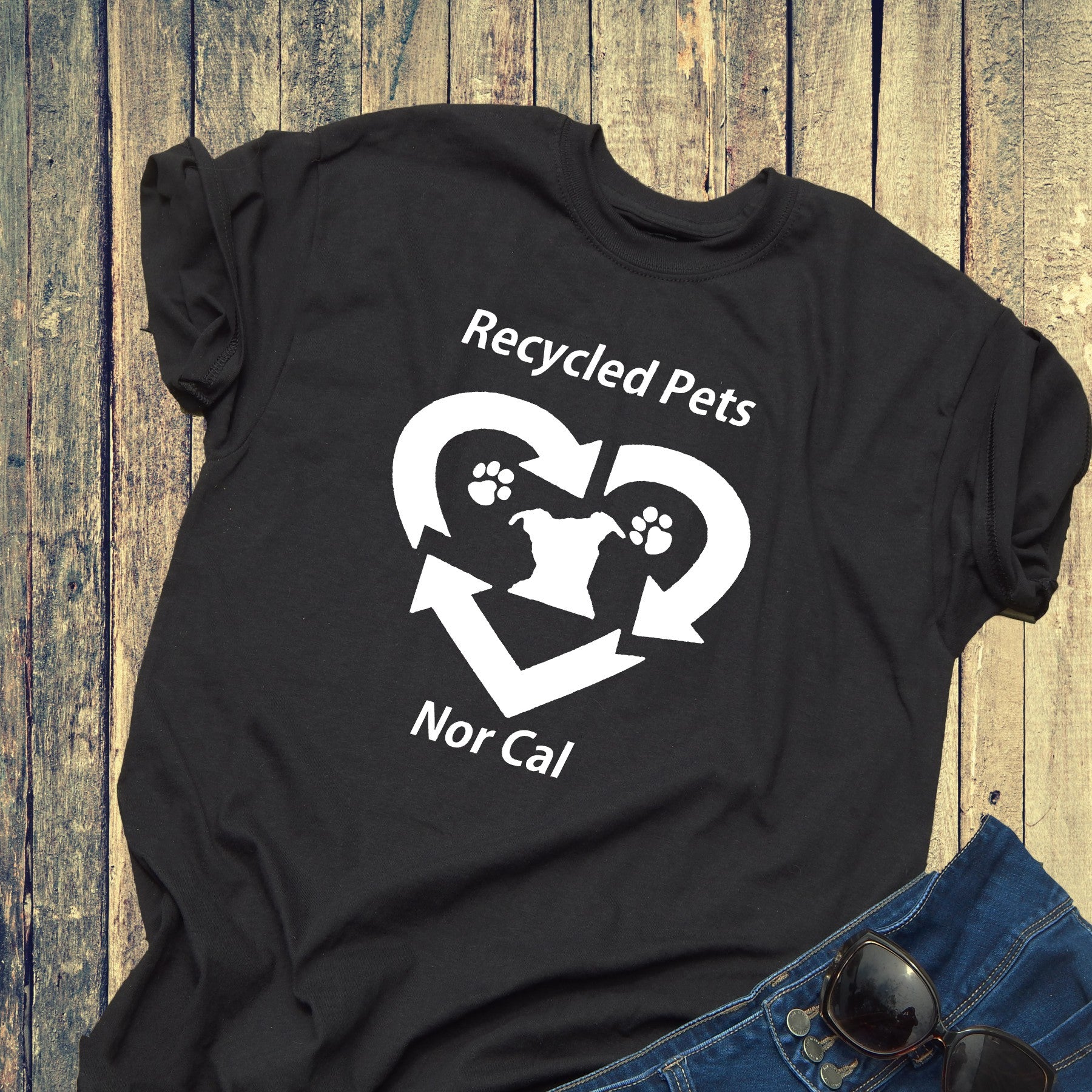 Recycled Pet Large Logo Unisex - Ruff Life Rescue Wear