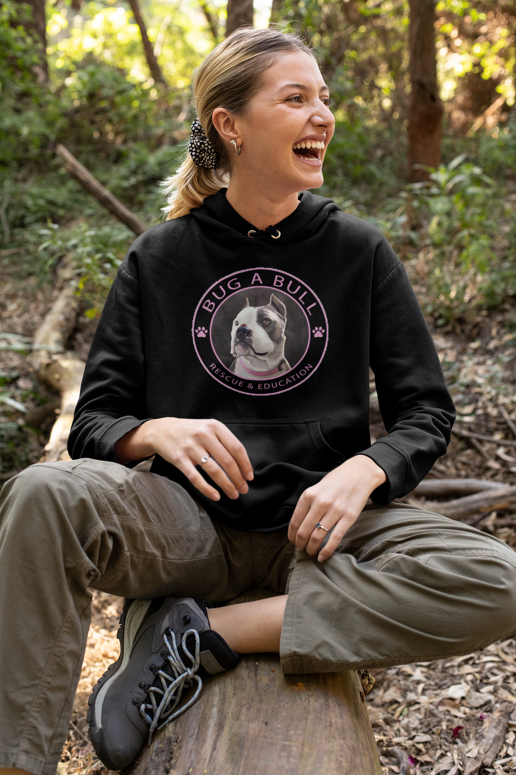Bug a Bull Rescue - Unisex Pullover Hoodie - Ruff Life Rescue Wear