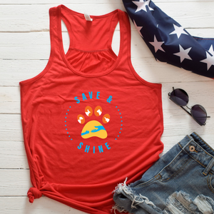 Save and Shine Flowy Racerback Tank