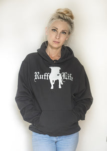 Unisex Pitty Pull Over Hoodie - Ruff Life Rescue Wear