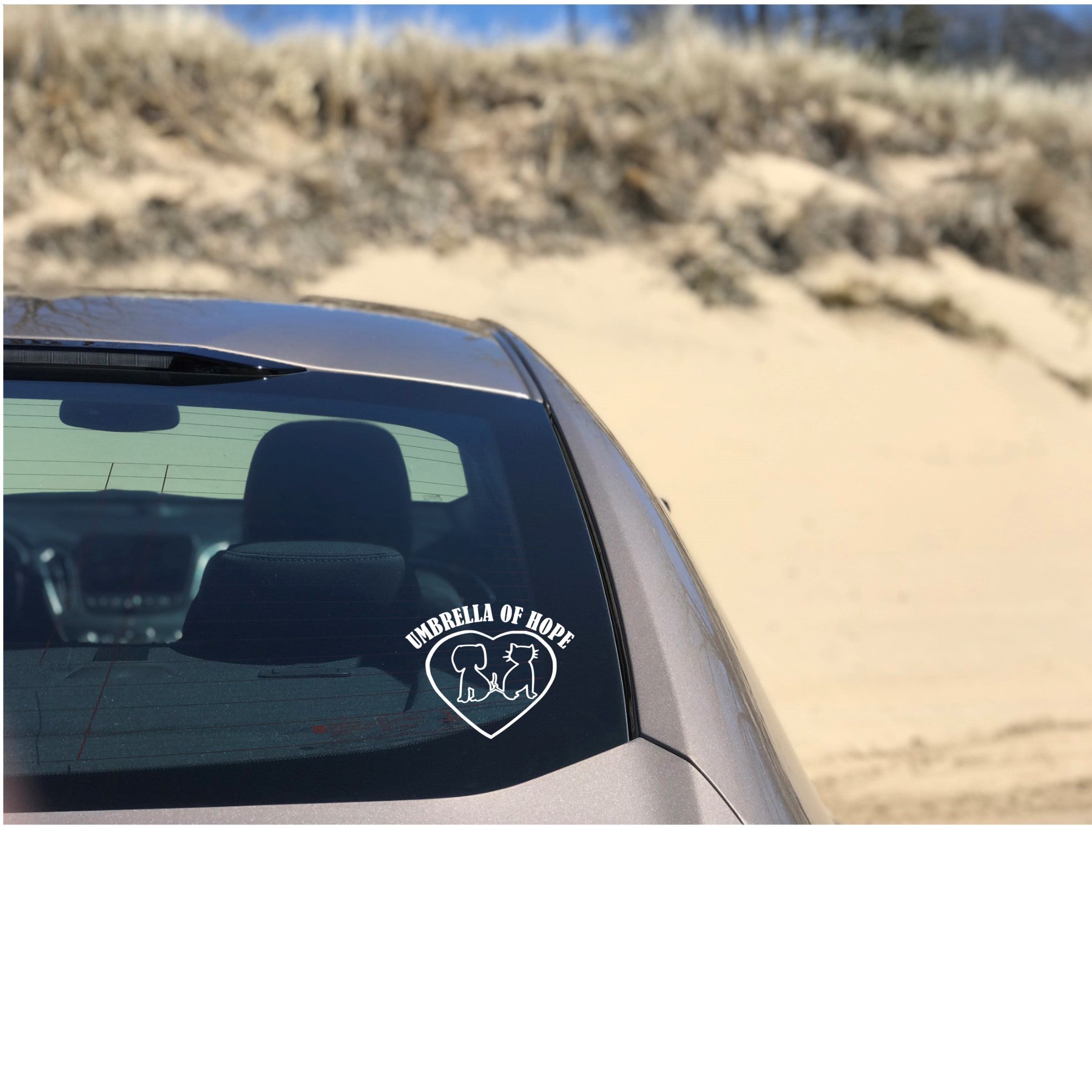 Umbrella of Hope Vinyl Decal - Ruff Life Rescue Wear