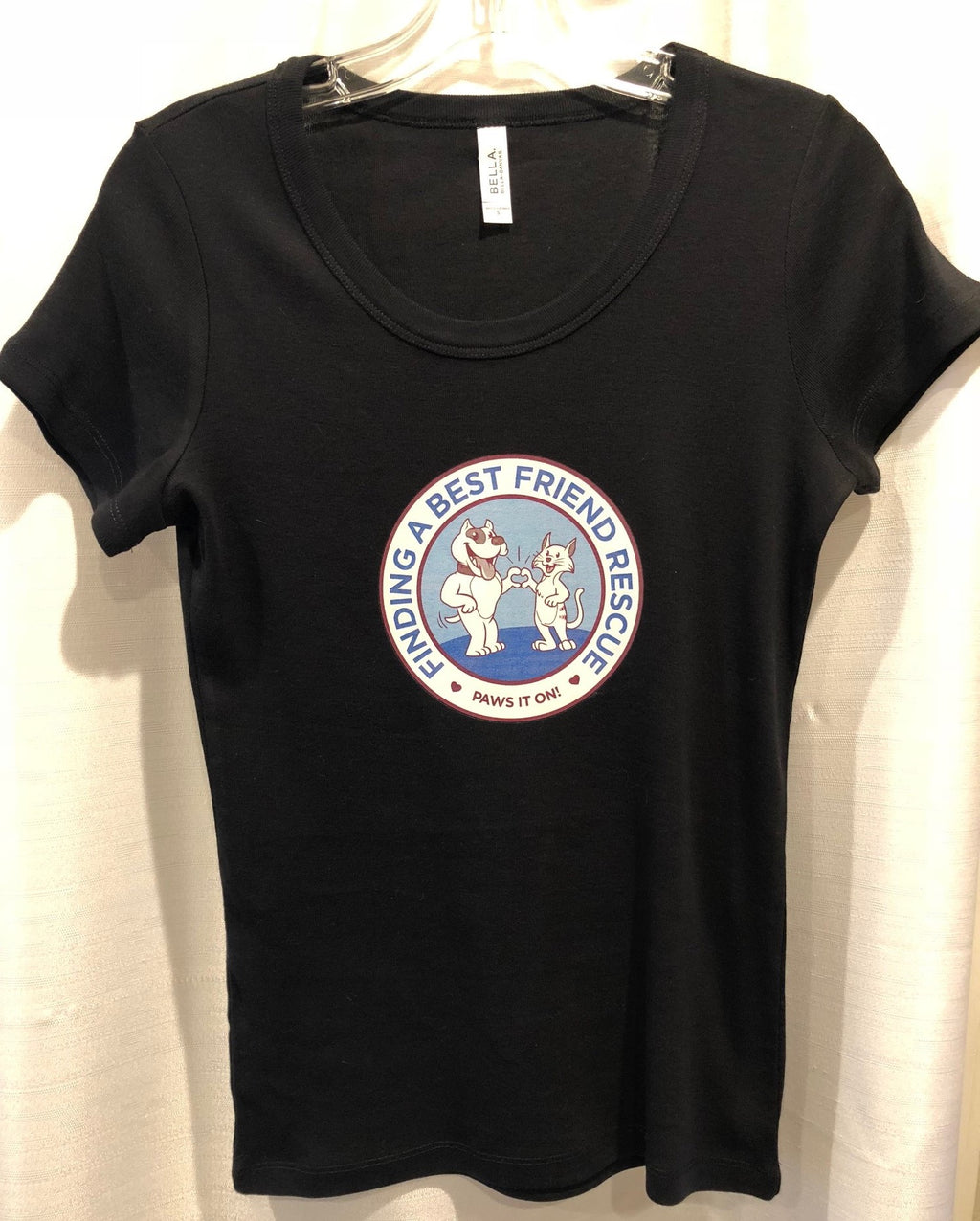 Finding A Best Friend Rescue Slim Fit Tee - Ruff Life Rescue Wear