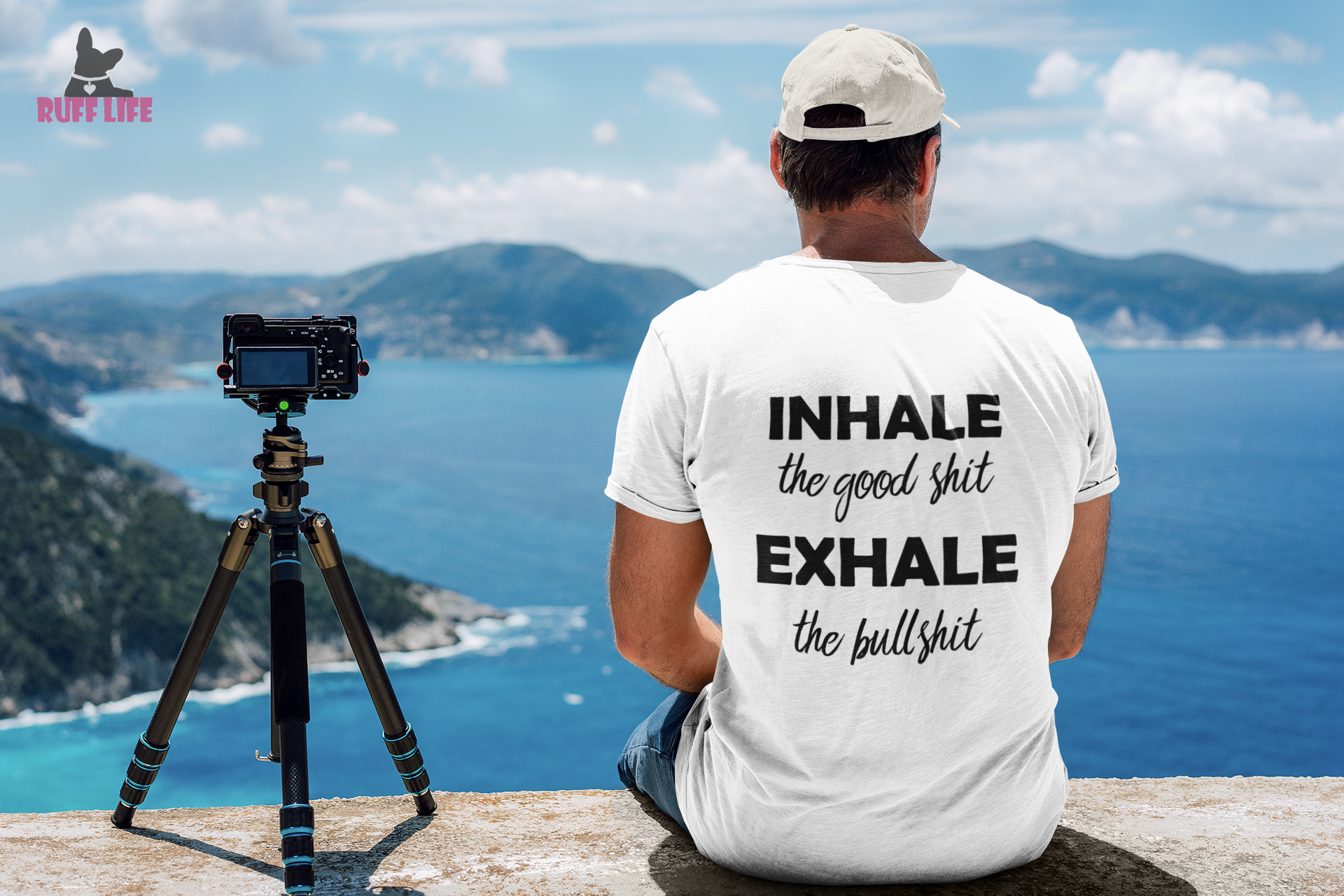 Inhale Exhale Unisex Tee - Ruff Life Rescue Wear
