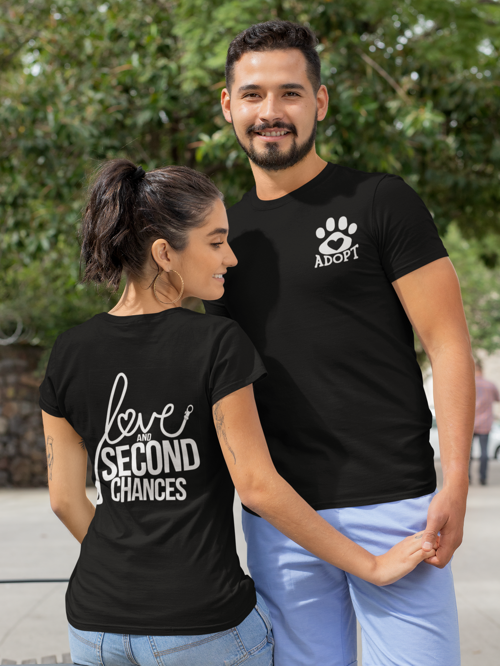 Adopt Unisex Tee - Ruff Life Rescue Wear