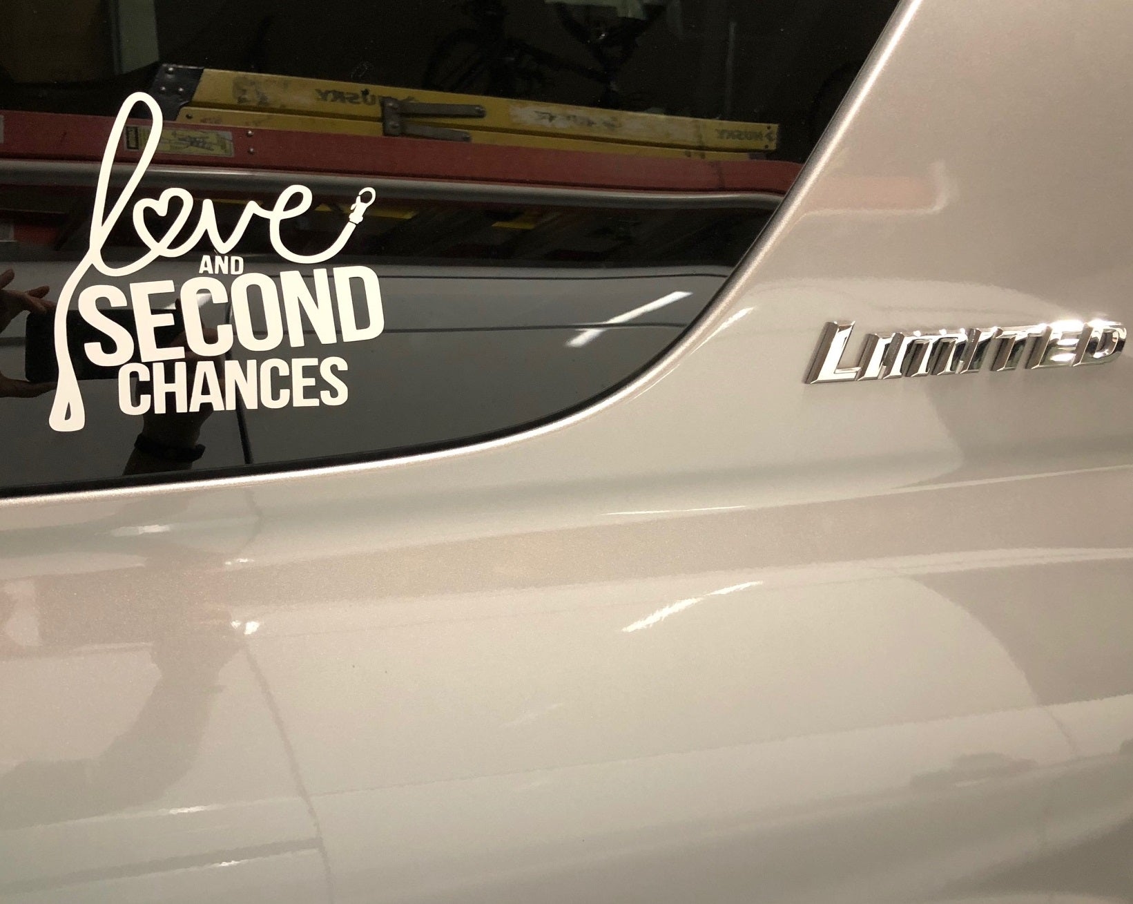 Love and Second Chances Rescue Vinyl Decal - Ruff Life Rescue Wear