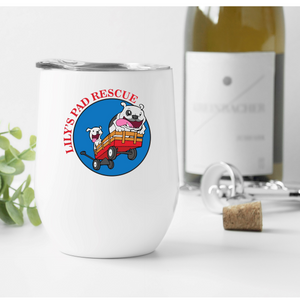 Lily's Pad Rescue Wine Tumblers - Ruff Life Rescue Wear