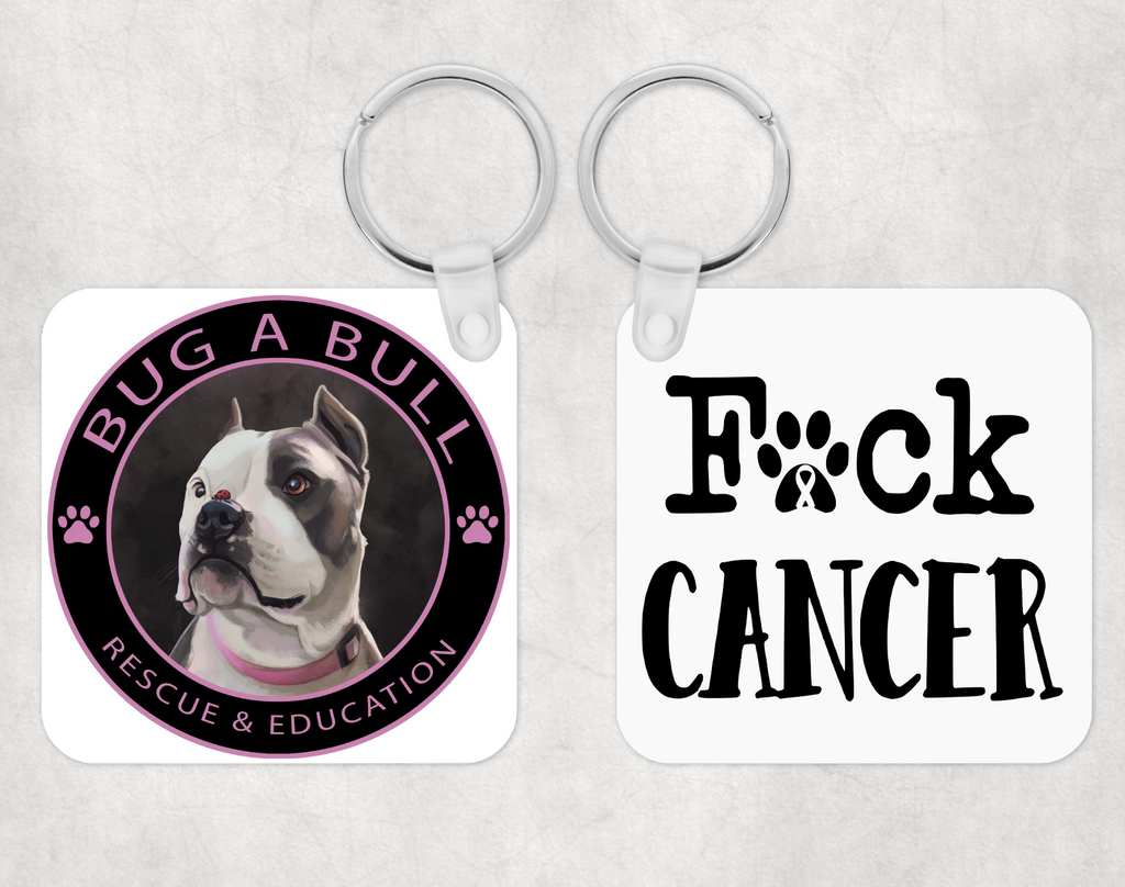 Bug A Bull Keychains Double-Sided Pendants - Ruff Life Rescue Wear