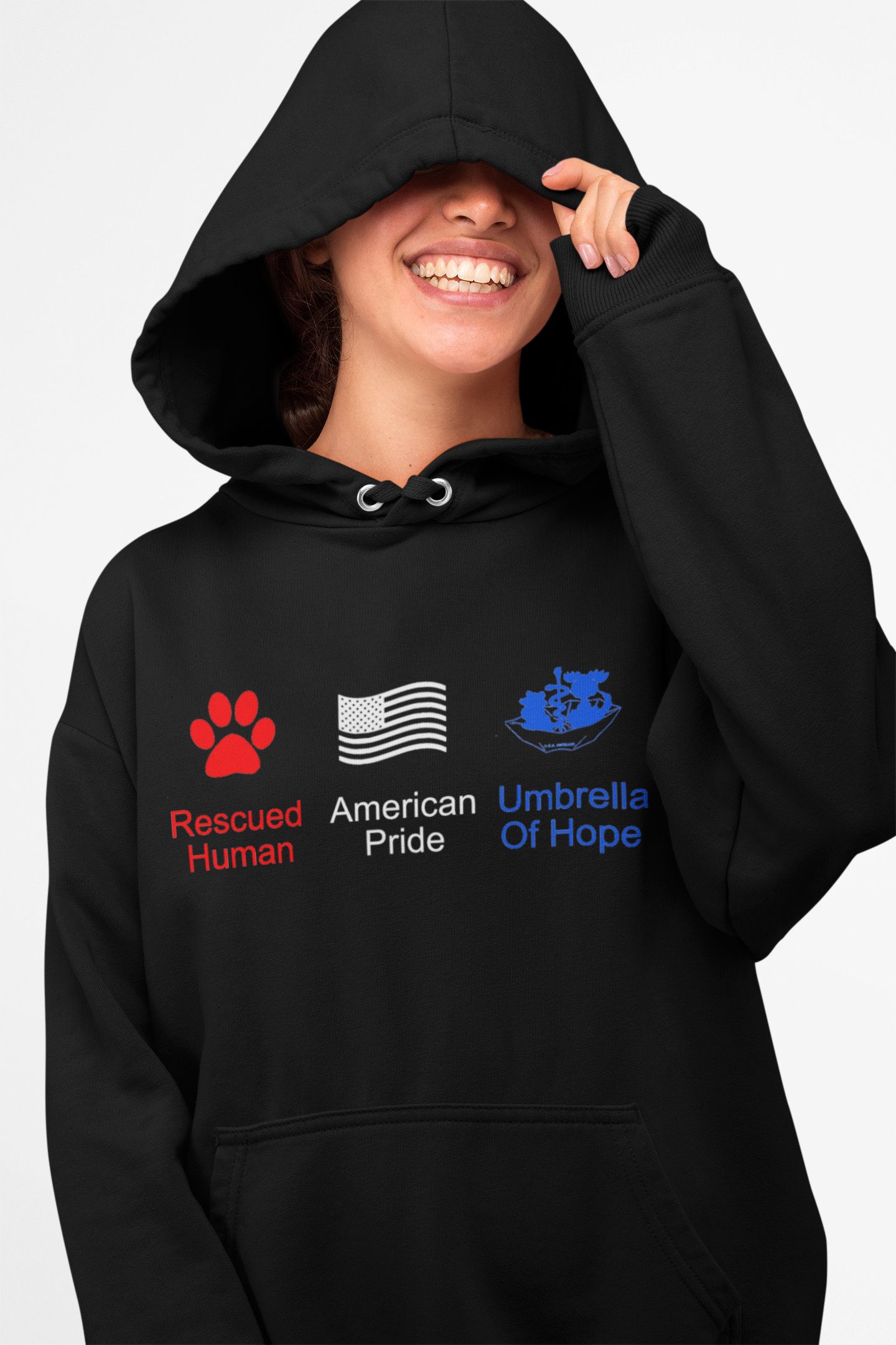 Patriotic UOH Hoodie - Ruff Life Rescue Wear