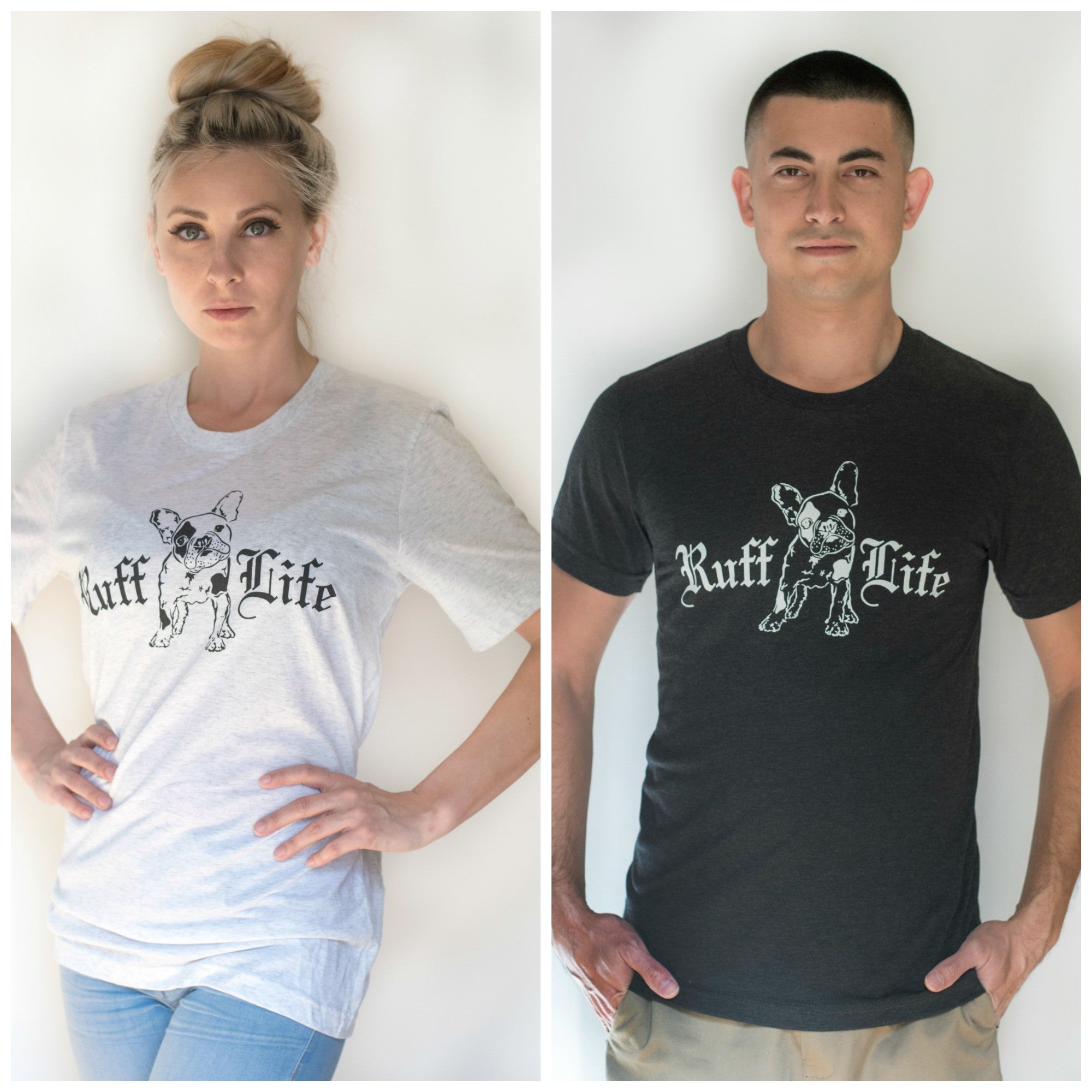 Unisex French Bulldog Large Print - Ruff Life Rescue Wear