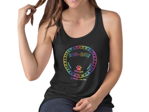 Pride Res-Que Flowy Racerback Tank - Ruff Life Rescue Wear