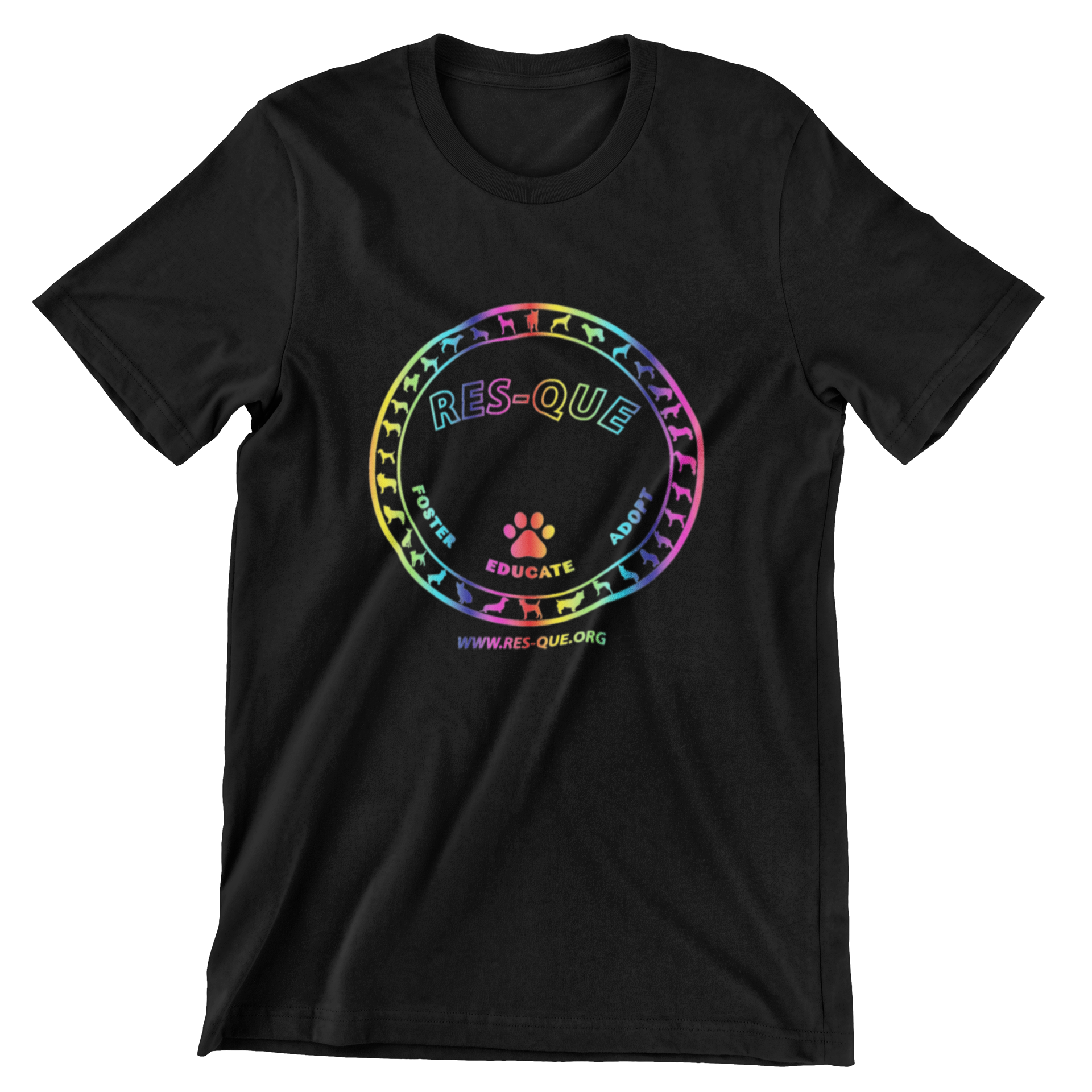 Pride Res-que Unisex Tees - Ruff Life Rescue Wear