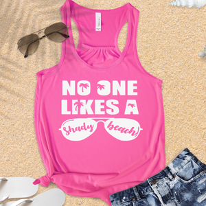 Shady Beach Flowy Racerback Tank - Ruff Life Rescue Wear