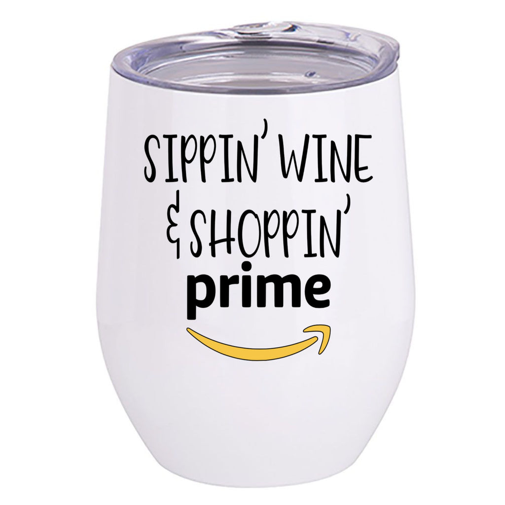 Sippin' Wine Tumbler - Ruff Life Rescue Wear