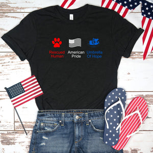 4th of July Umbrella of Hope Unisex - Ruff Life Rescue Wear