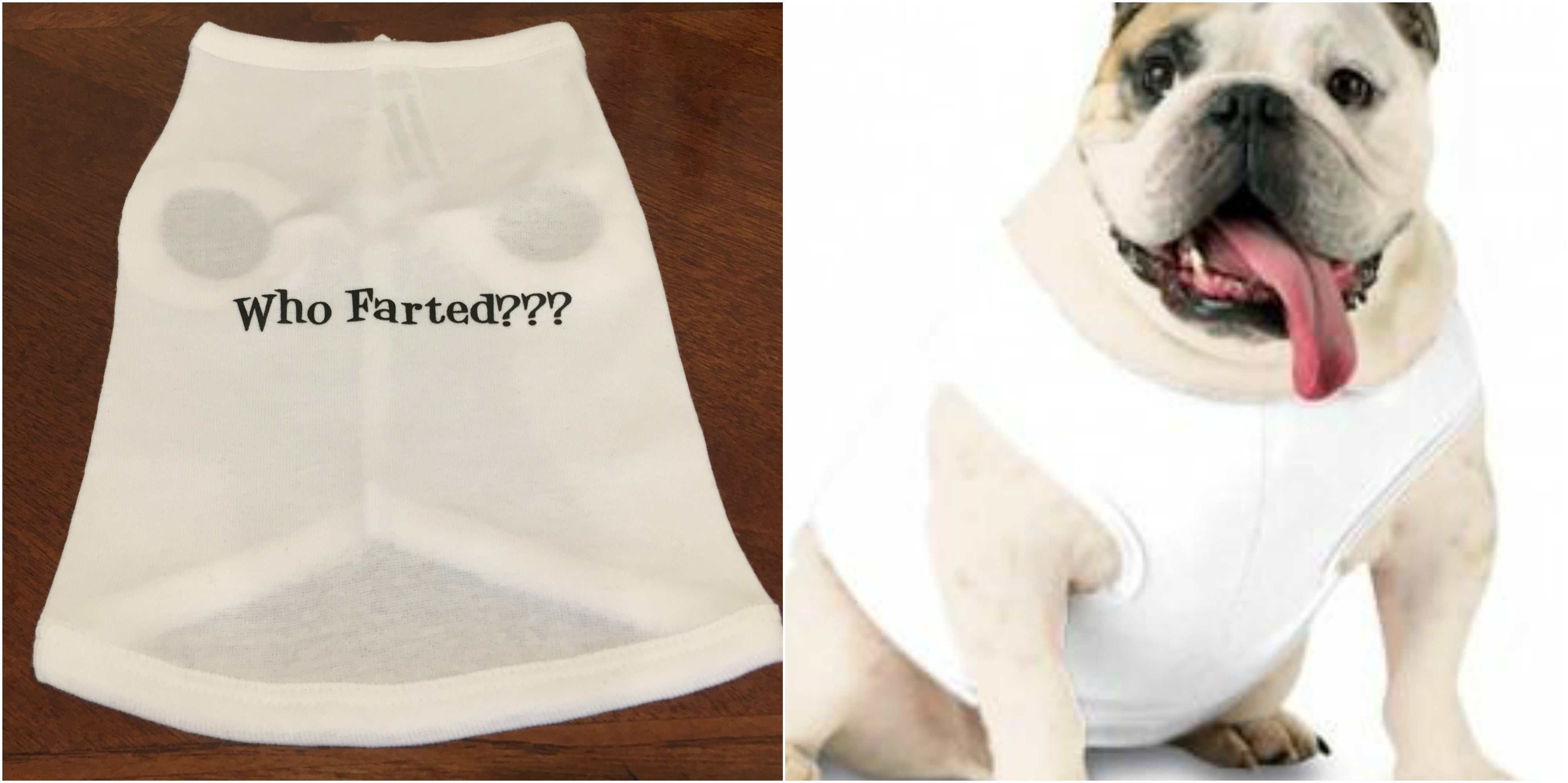 Who Farted??? Doggie Tee - Ruff Life Rescue Wear