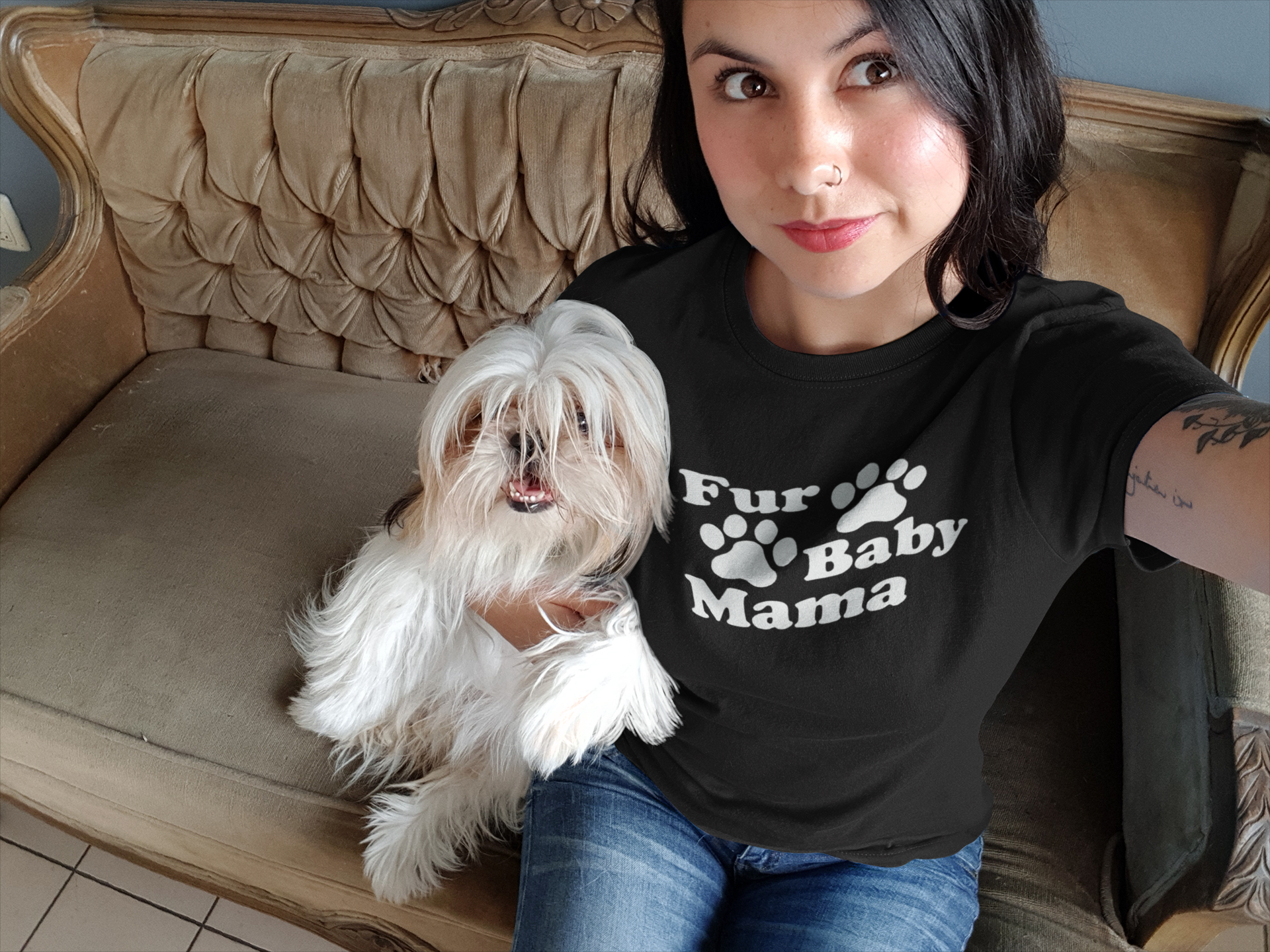 Fur Baby Daddy or Mama Unisex Shirt - Ruff Life Rescue Wear