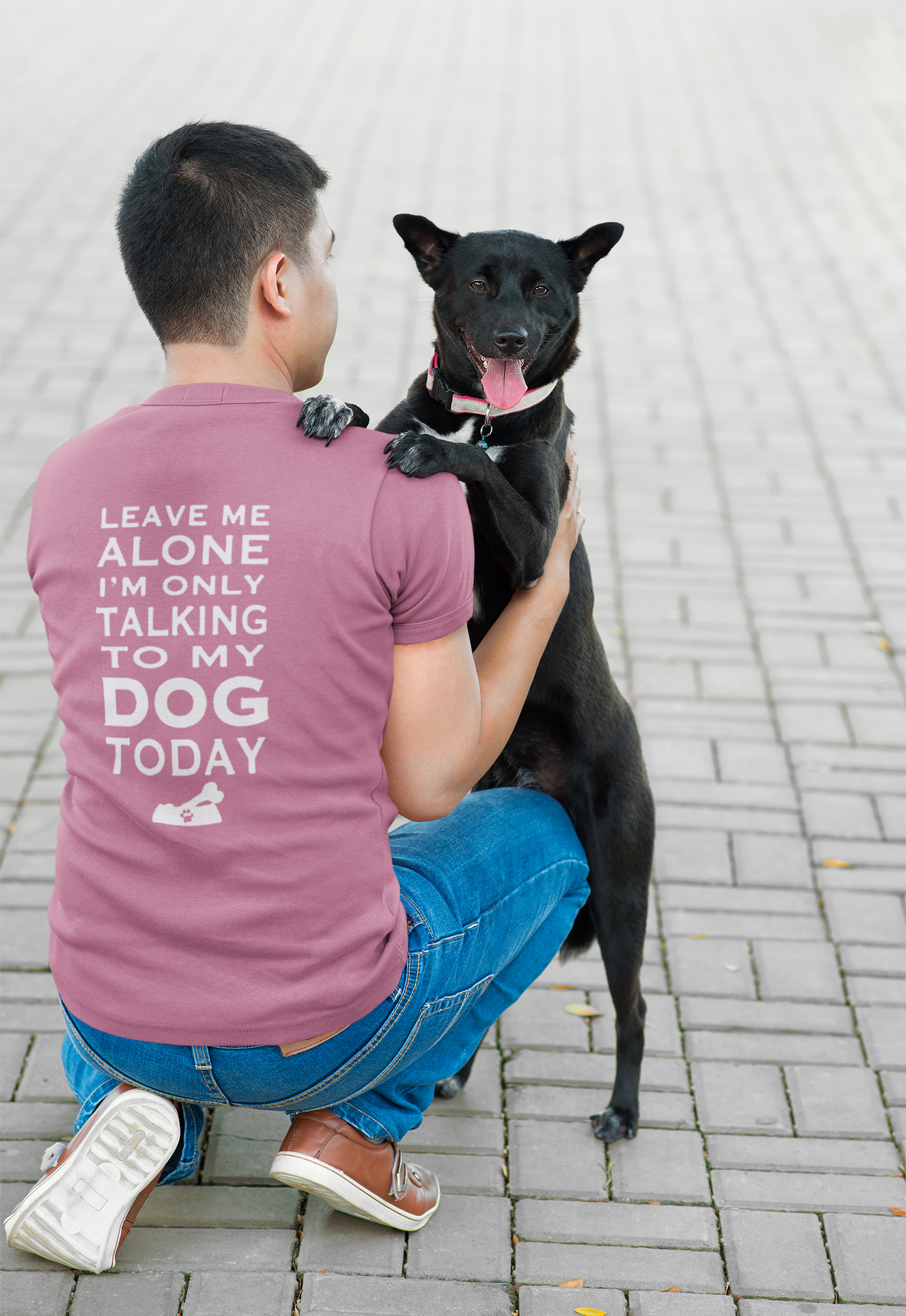 Leave Me Alone Back Option- Unisex - Ruff Life Rescue Wear