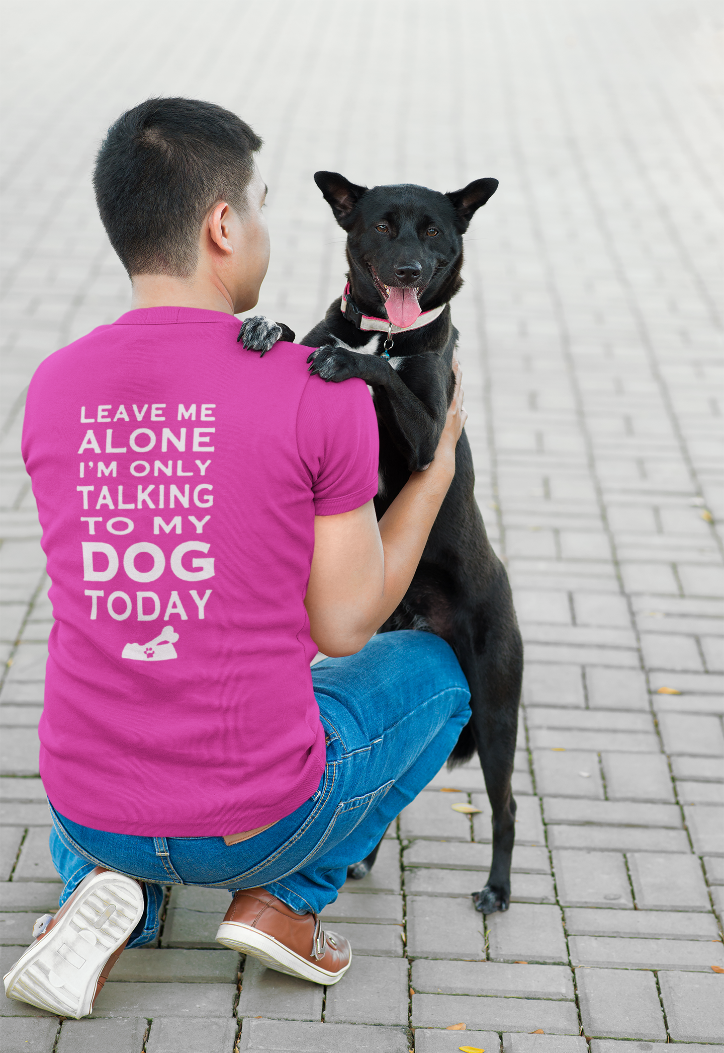 Leave Me Alone Back Option- Unisex - Ruff Life Rescue Wear