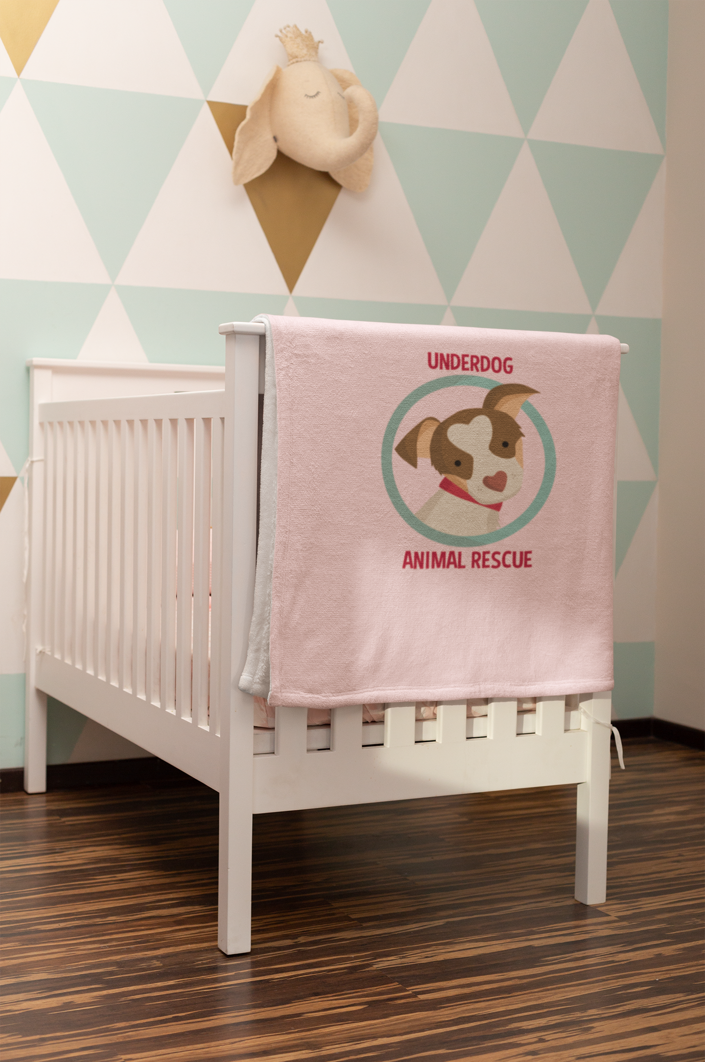 Underdog Baby Blanket - Ruff Life Rescue Wear