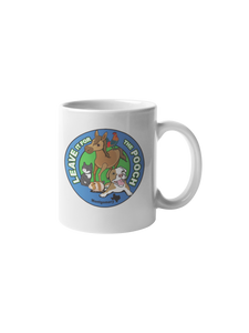 New Logo Leave It For The Pooch Coffee Mug