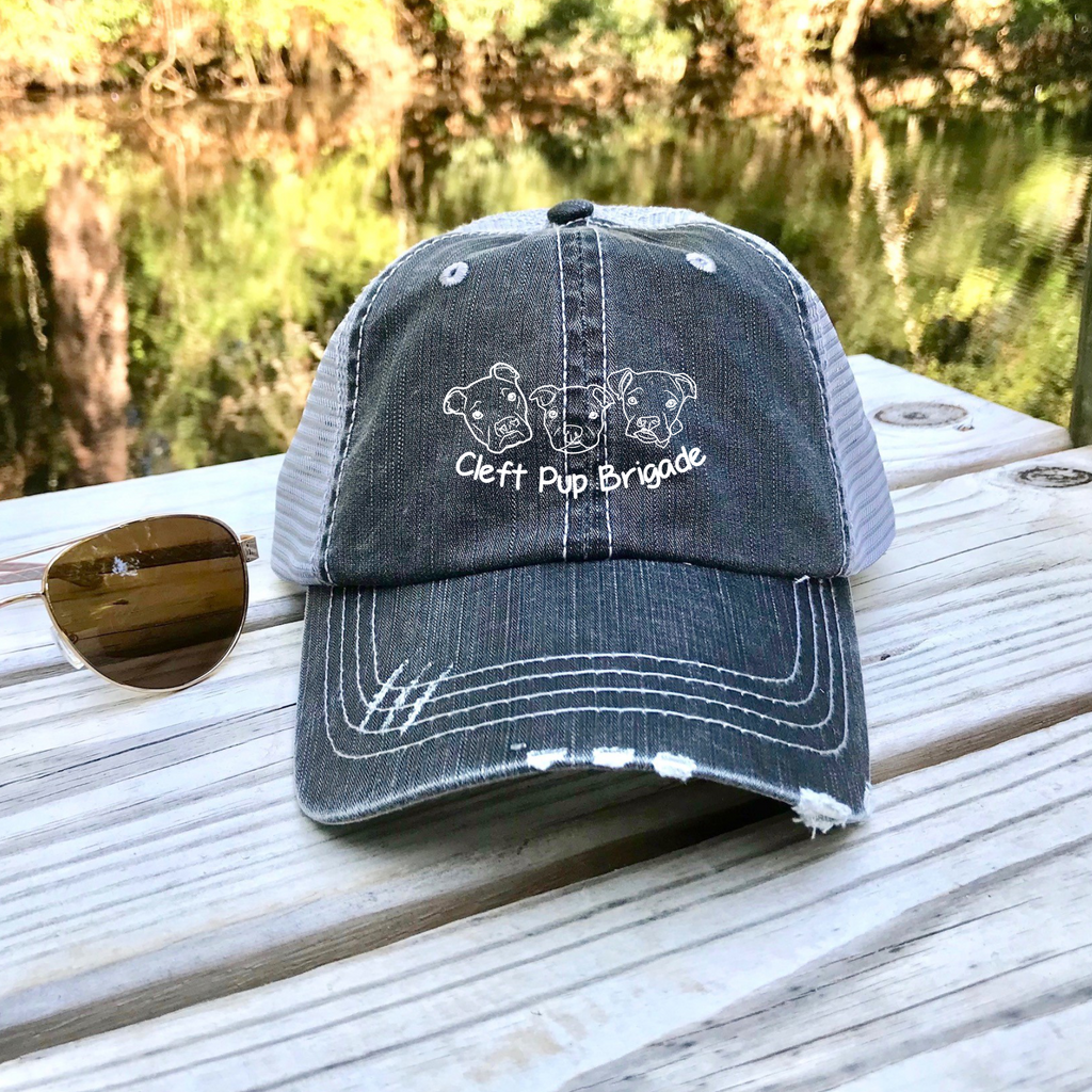 Cleft Pup Brigade Vintage Trucker Cap
