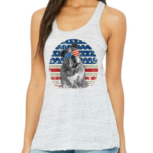 Patriotic Bulldog Tank - Ruff Life Rescue Wear