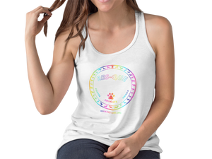 Pride Res-Que Flowy Racerback Tank - Ruff Life Rescue Wear