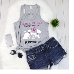 Umbrella of Hope Flowy Tank - Ruff Life Rescue Wear