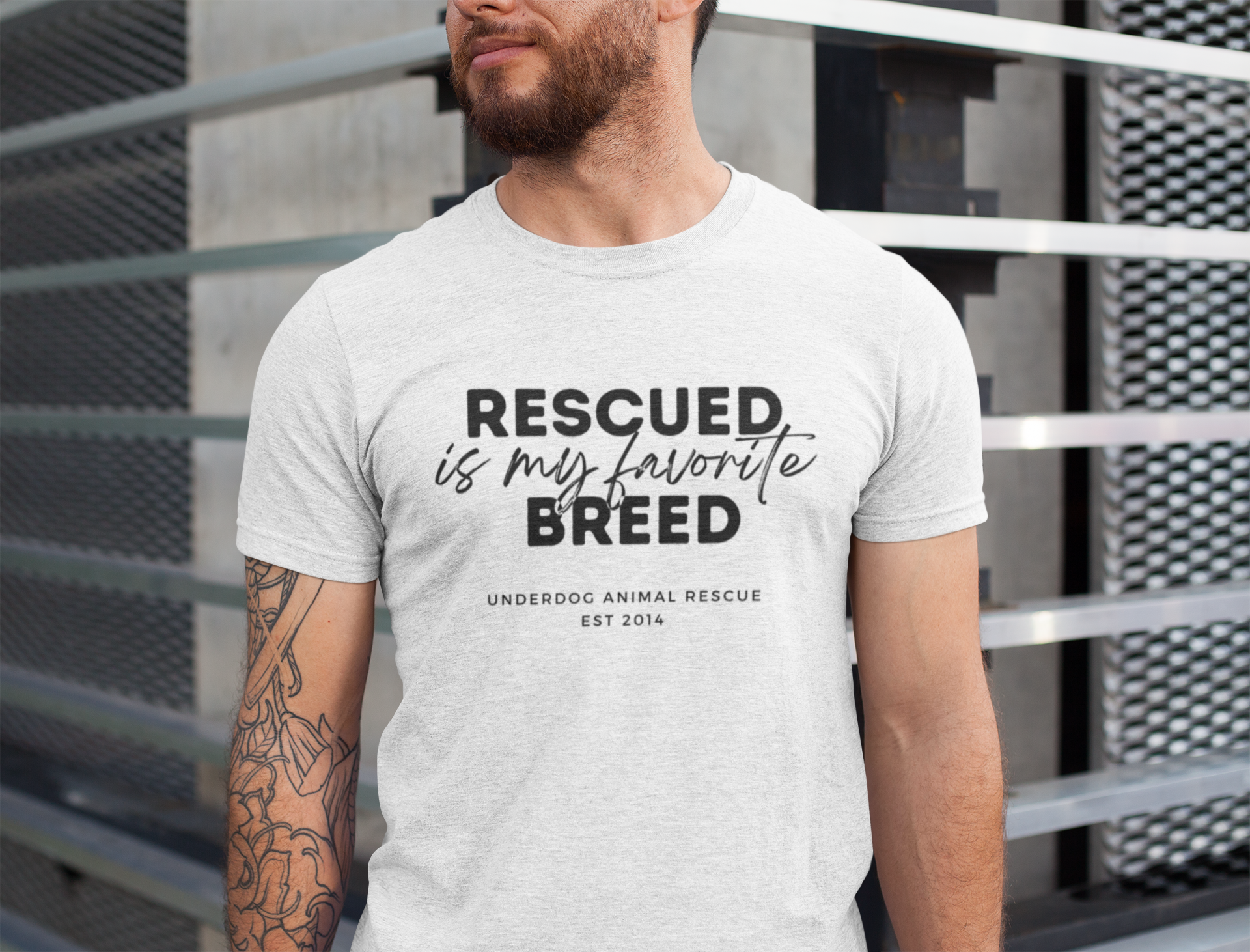 Underdog Rescued Unisex Tees - Ruff Life Rescue Wear