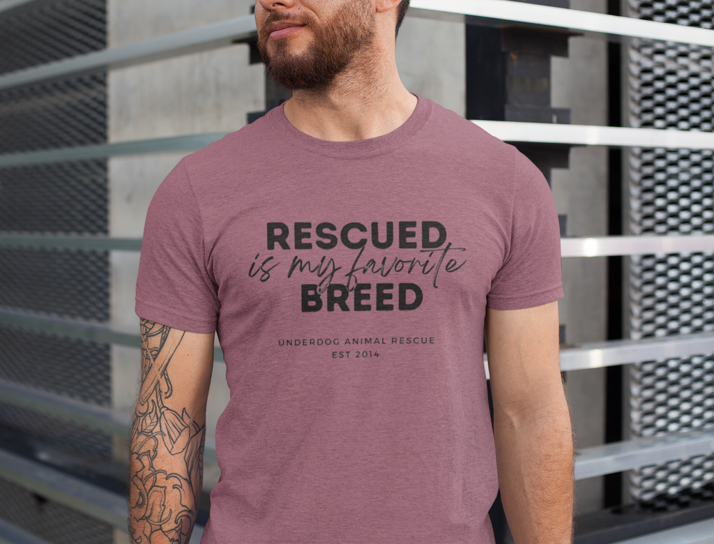 Underdog Rescued Unisex Tees - Ruff Life Rescue Wear