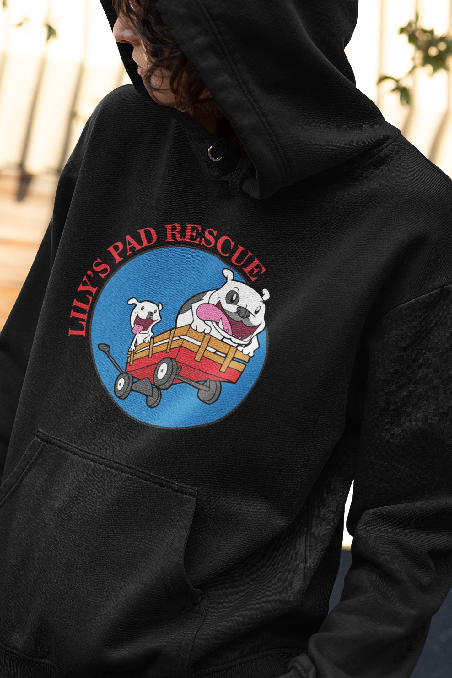 New Lily's Pad Rescue Pullover Hoodie - Ruff Life Rescue Wear