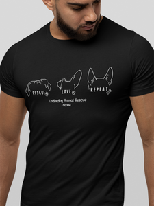Underdog Rescue Love Repeat Unisex Tees - Ruff Life Rescue Wear