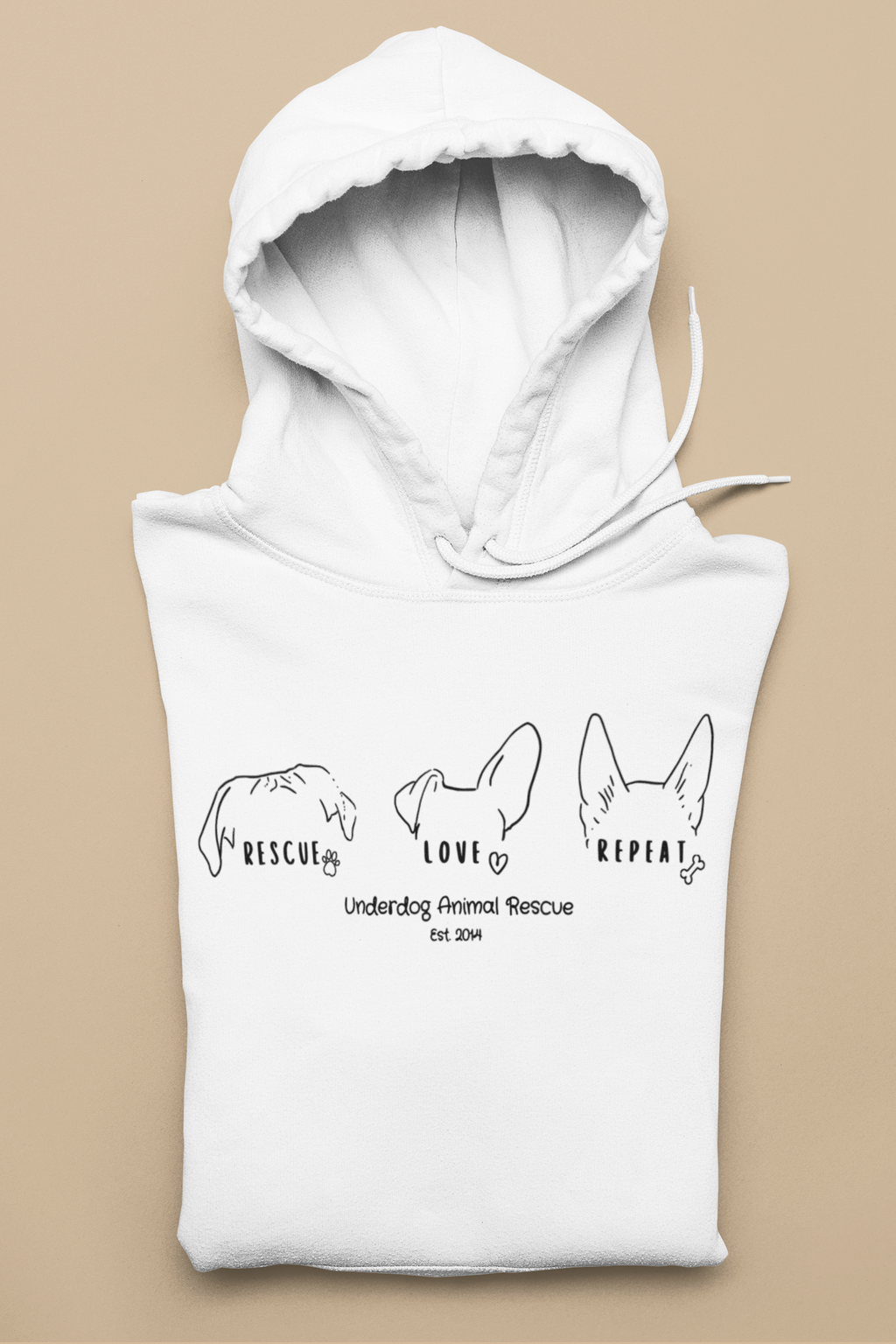 Underdog - Unisex Pullover Hoodie - Ruff Life Rescue Wear