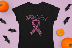 Breast Cancer Awareness Res-que Unisex Tees - Ruff Life Rescue Wear