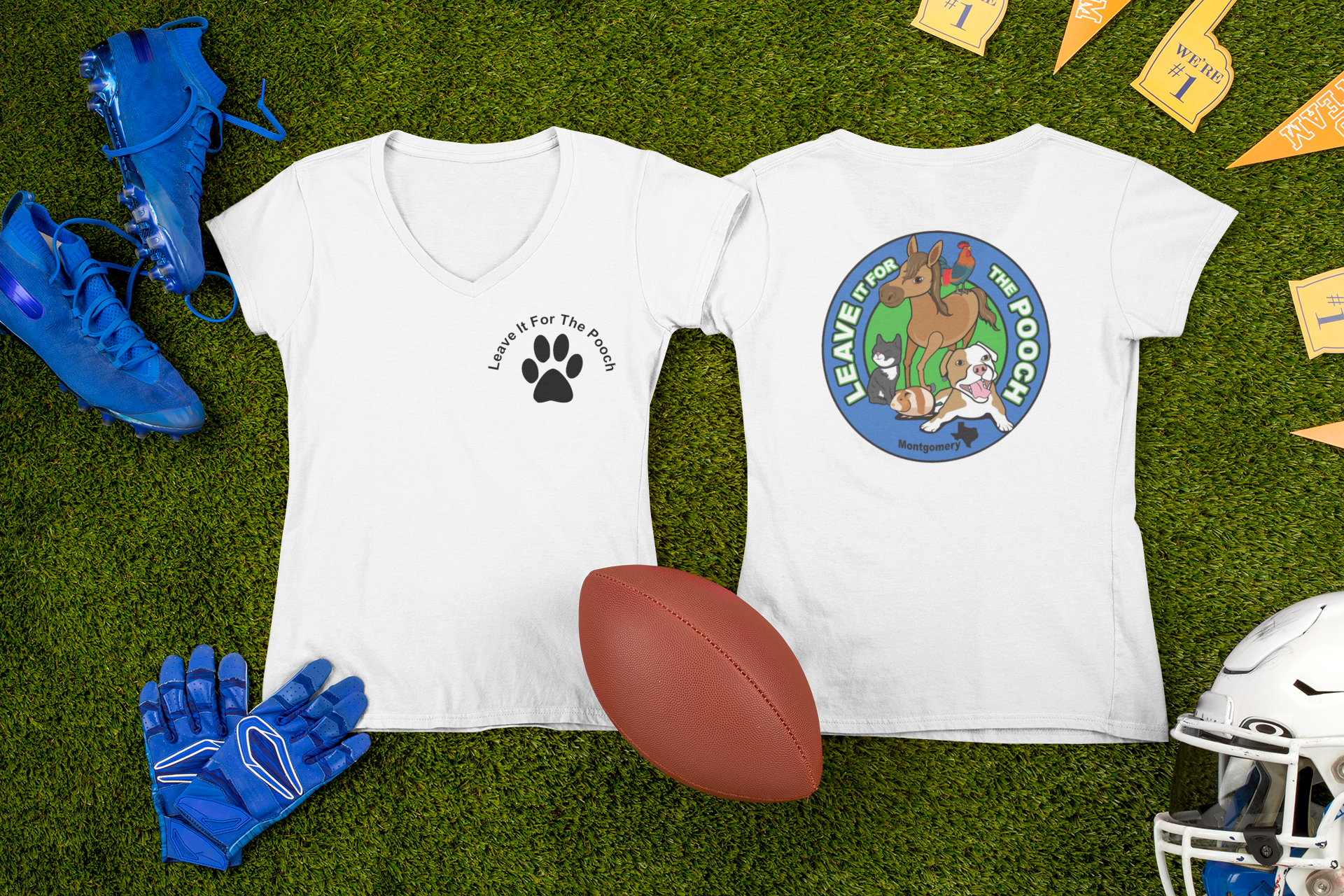 New Leave It For The Pooch V-Neck (Available in several colors)