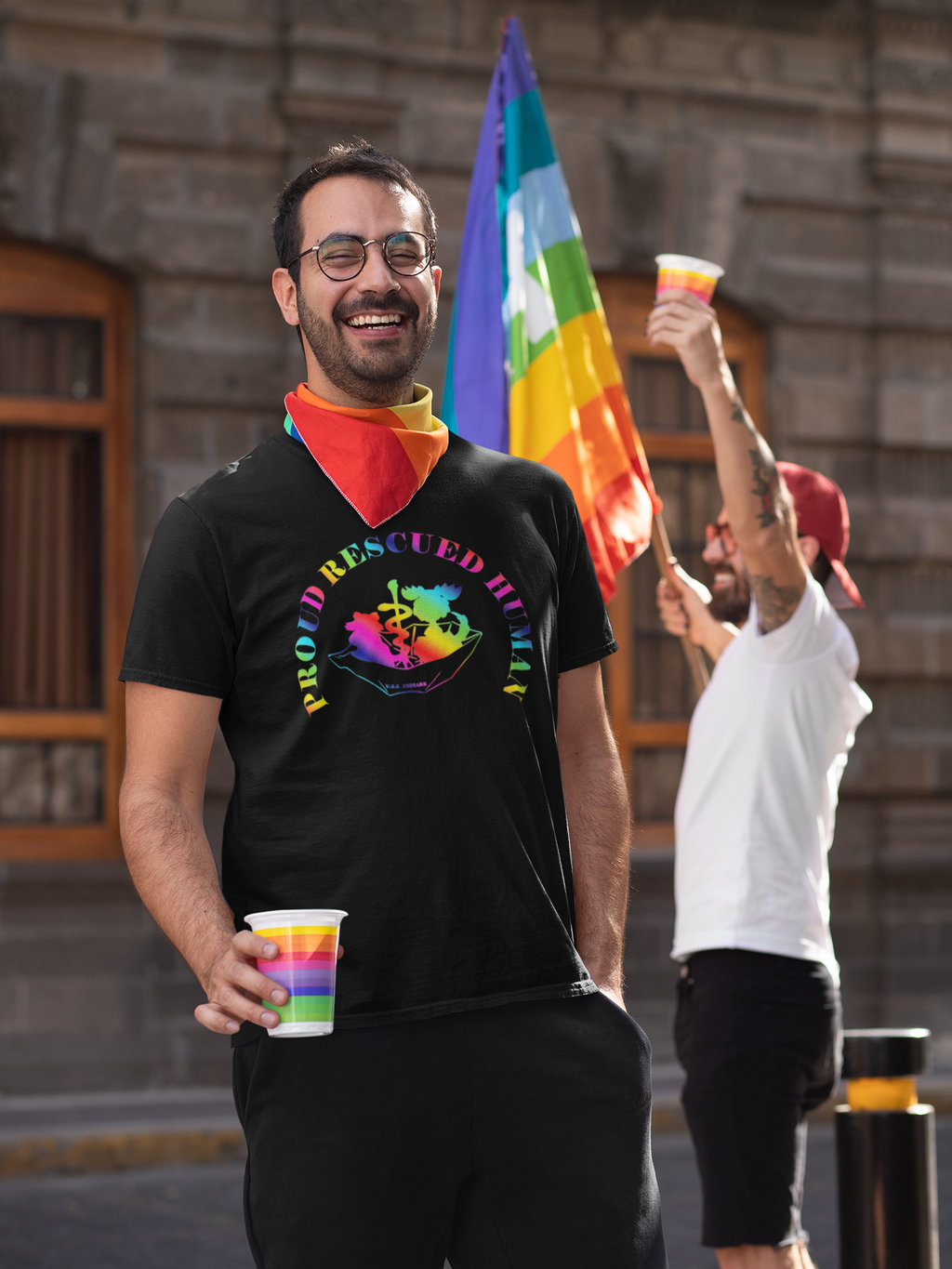 Pride Umbrella  - Unisex - Ruff Life Rescue Wear