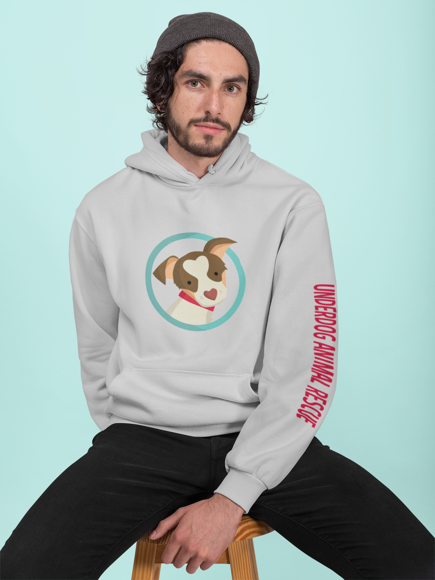 Underdog Rescue - Unisex Pullover Hoodie - Ruff Life Rescue Wear