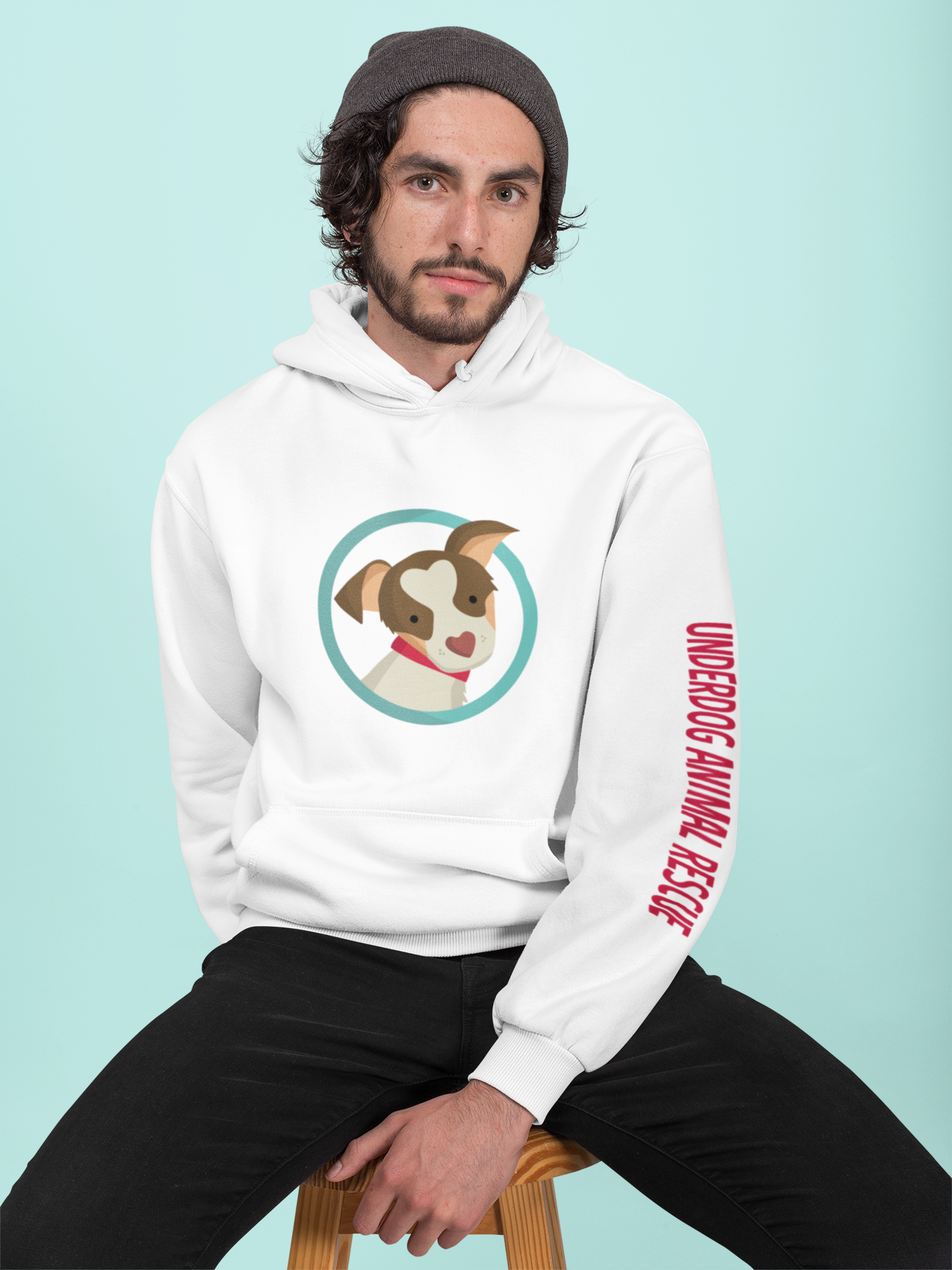 Underdog Rescue - Unisex Pullover Hoodie - Ruff Life Rescue Wear