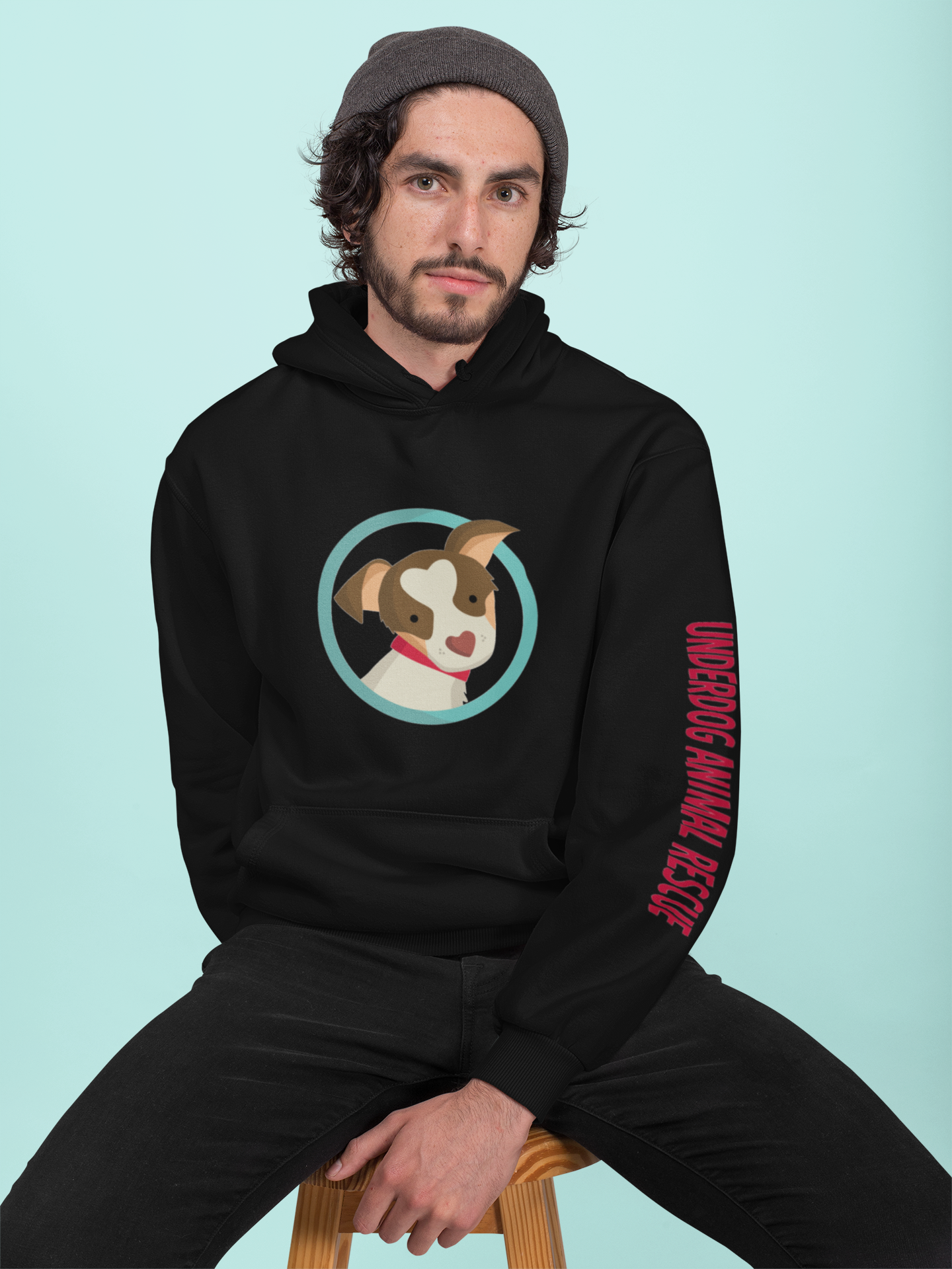 Underdog Rescue - Unisex Pullover Hoodie - Ruff Life Rescue Wear