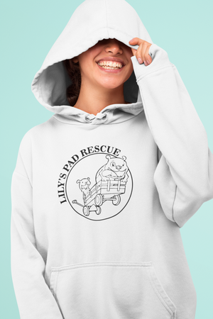 Lily's Pad Rescue Logo Pullover Hoodie - Ruff Life Rescue Wear