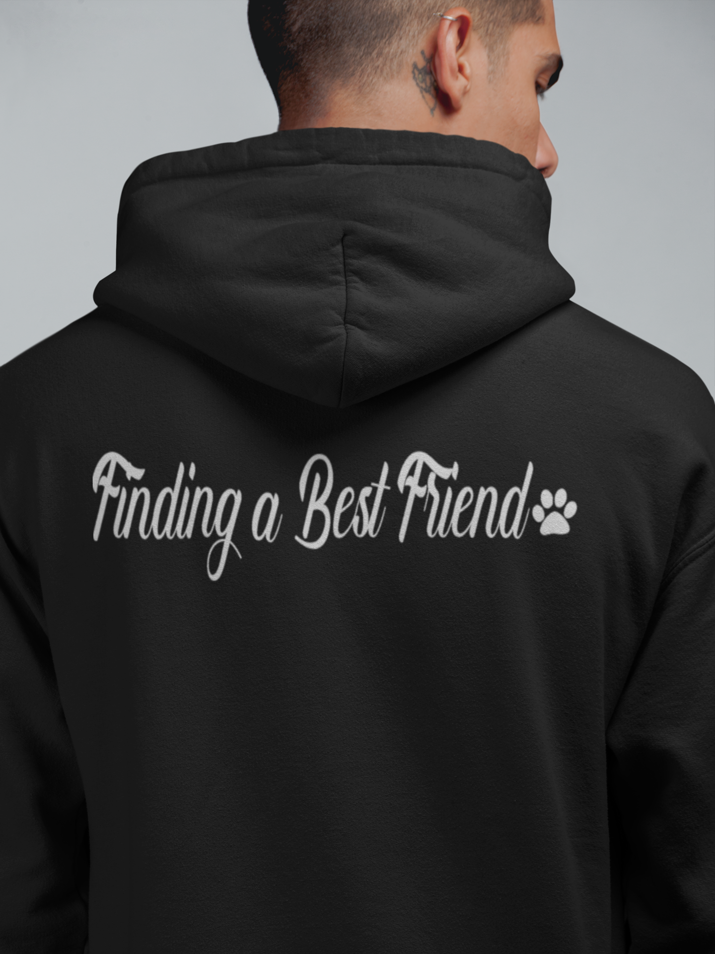 Finding A Best Friend Rescue Zip Up Hoodie - Ruff Life Rescue Wear