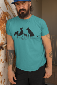 Dog Silhouette Unisex Tees - Ruff Life Rescue Wear
